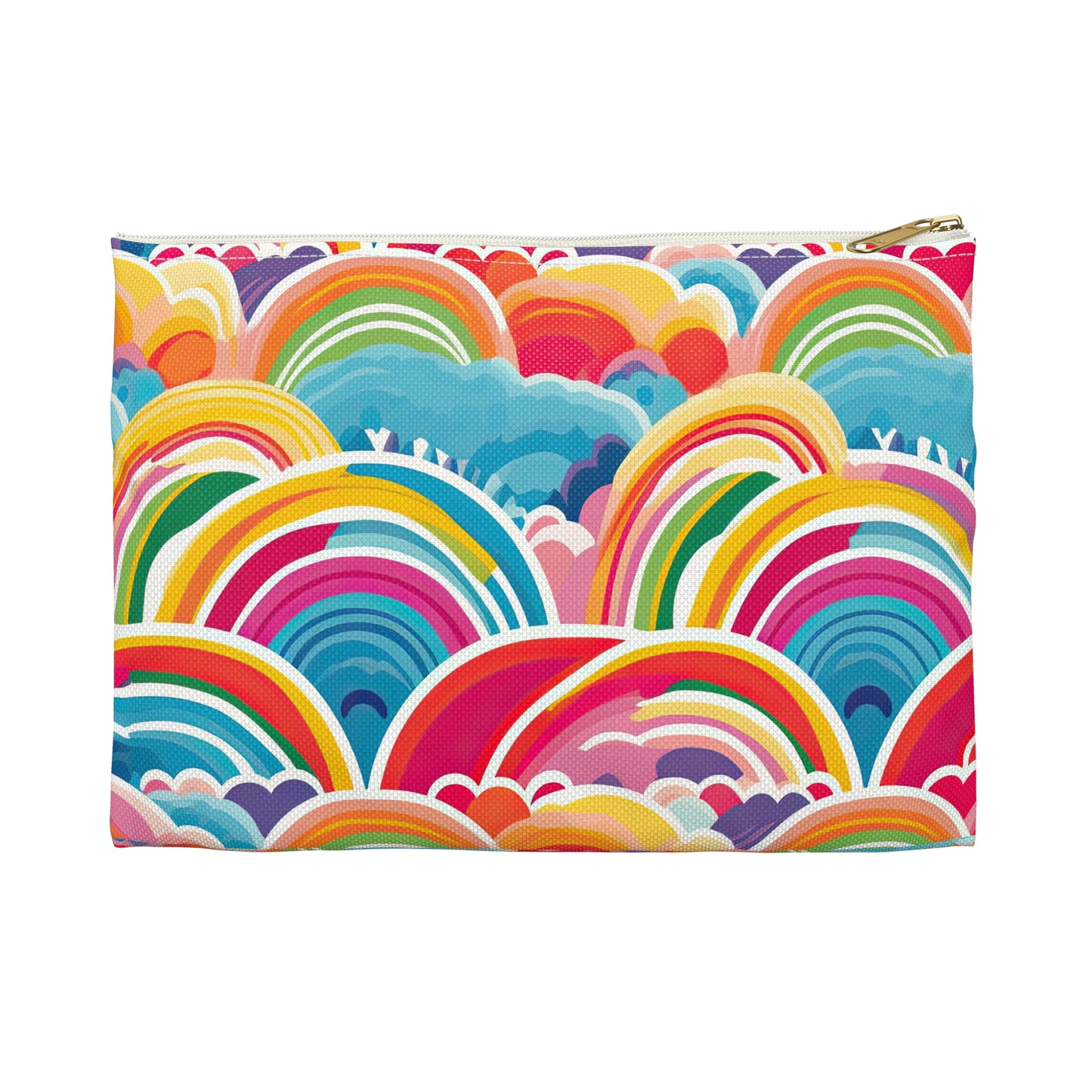 Rainbow Accessory Pouch / Makeup Case / Travel Pouch / Pencil Case / Art Case