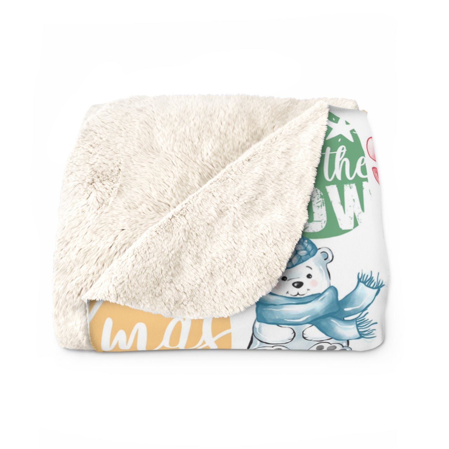 Ho Ho Ho - Funny Christmas - Sherpa Fleece Blanket