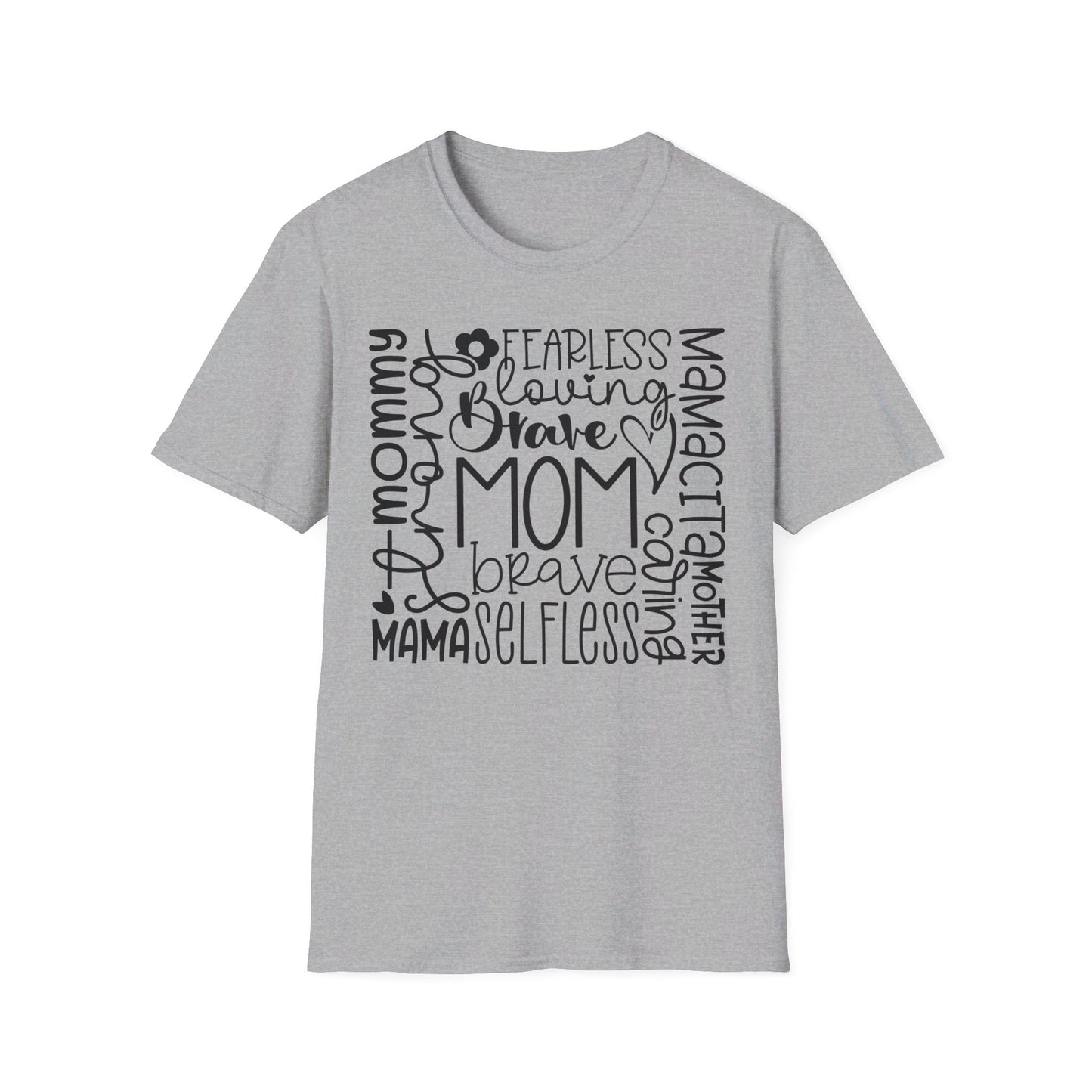 Mom Qualities Subway - Best Mom - Celebrate Mom - Strong Woman - Mom Humor - Unisex Softstyle T-Shirt