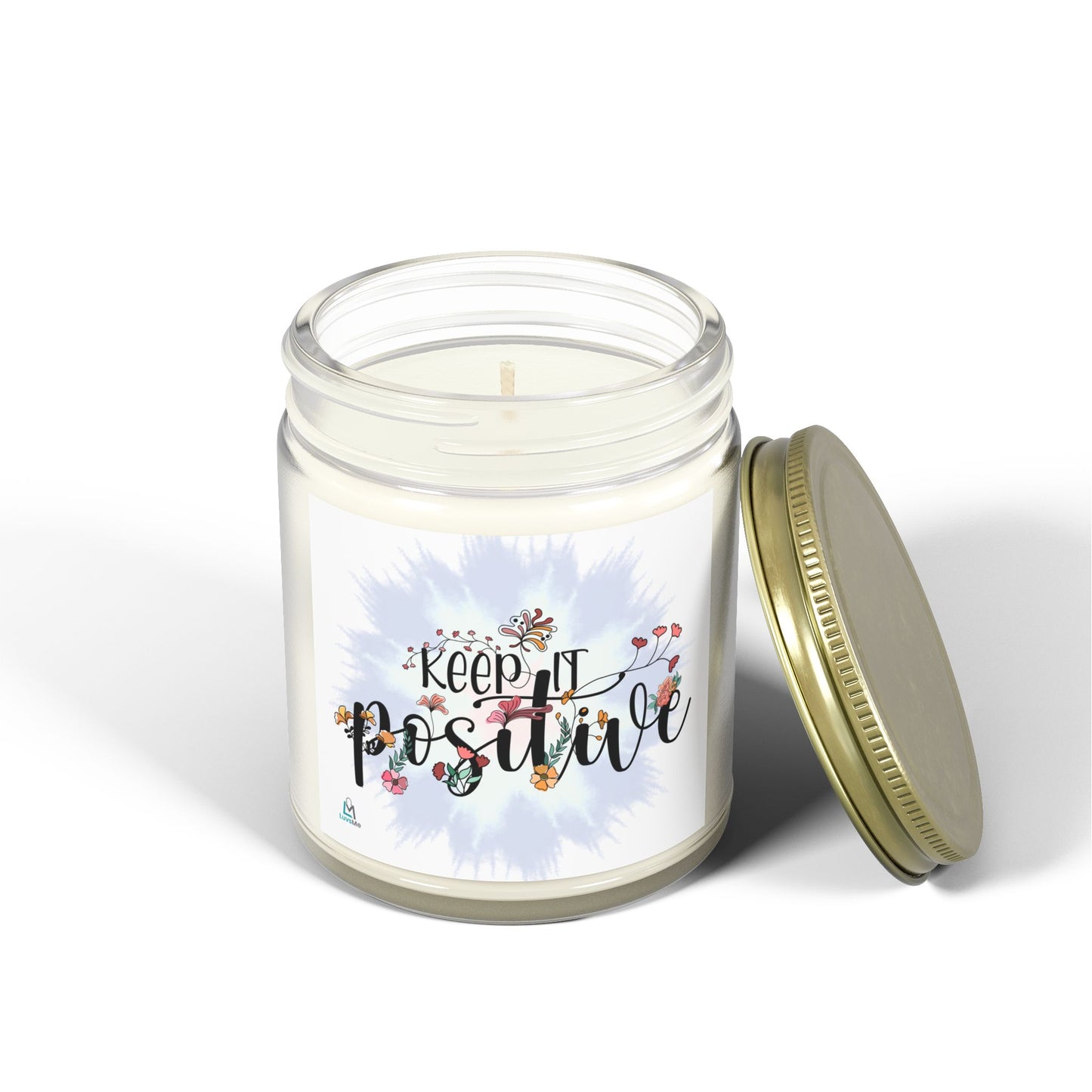 Keep it Positive - Motivational Scented Candle - Coconut Apricot Wax (4oz, 9oz)