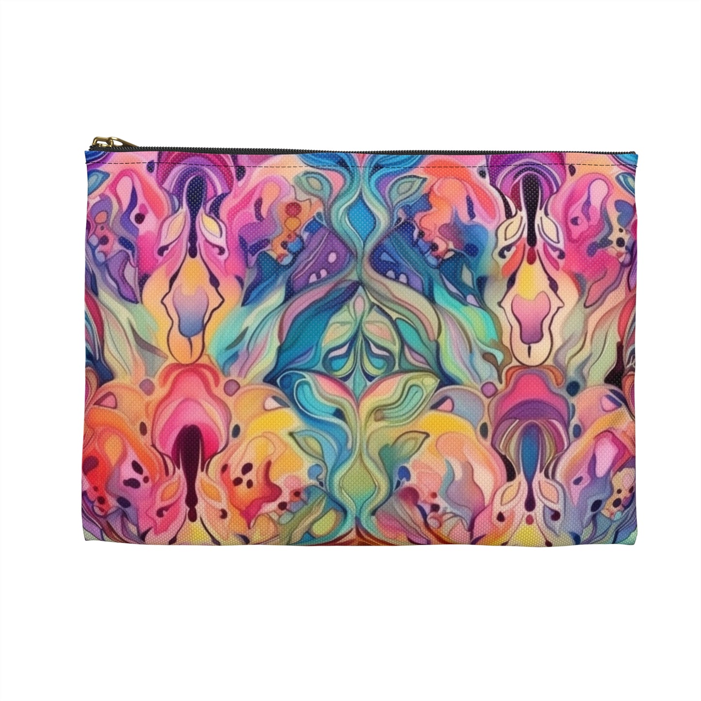 Beautiful Watercolor Multicolor - Accessory Pouch / Makeup Case / Travel Pouch / Pencil case / Art Case
