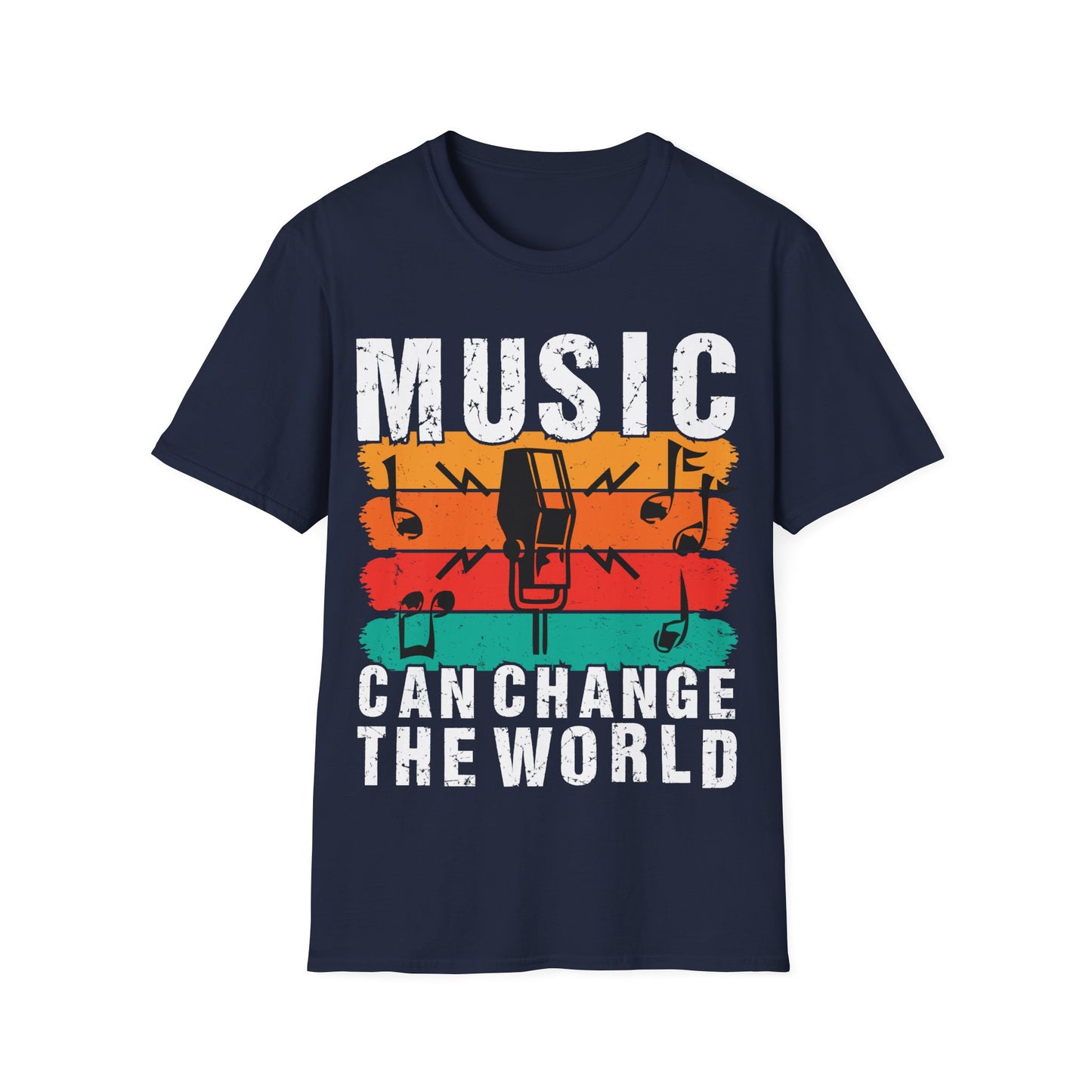 Music Can Change the World - Unisex Softstyle T-Shirt