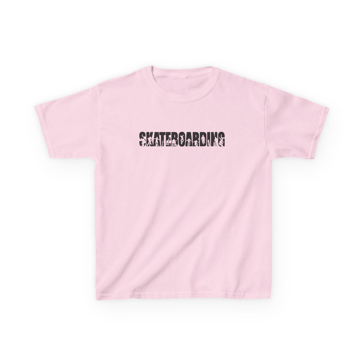 Skateboarding Silhouette - Kids Heavy Cotton Tee