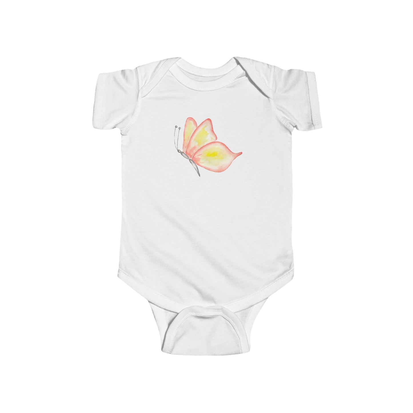 Watercolor Butterfly - Infant Fine Jersey Bodysuit