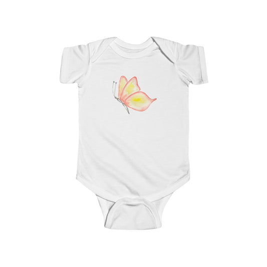 Watercolor Butterfly - Infant Fine Jersey Bodysuit