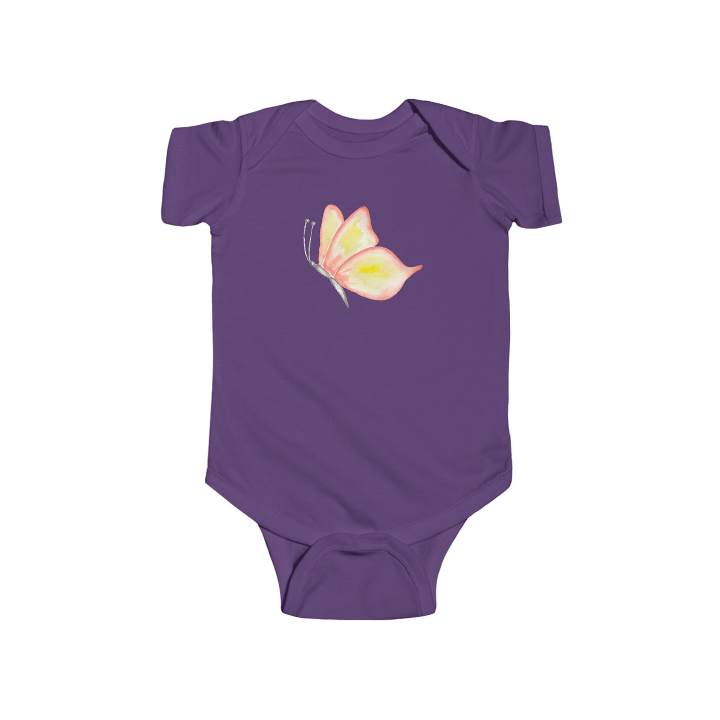 Watercolor Butterfly - Infant Fine Jersey Bodysuit