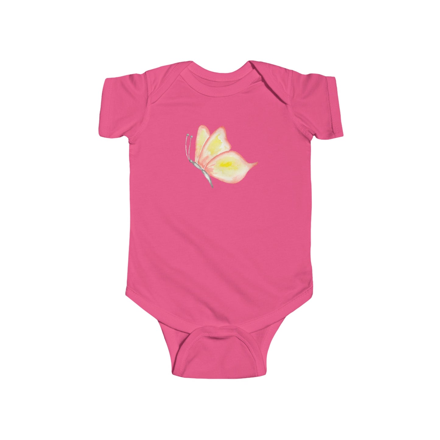 Watercolor Butterfly - Infant Fine Jersey Bodysuit