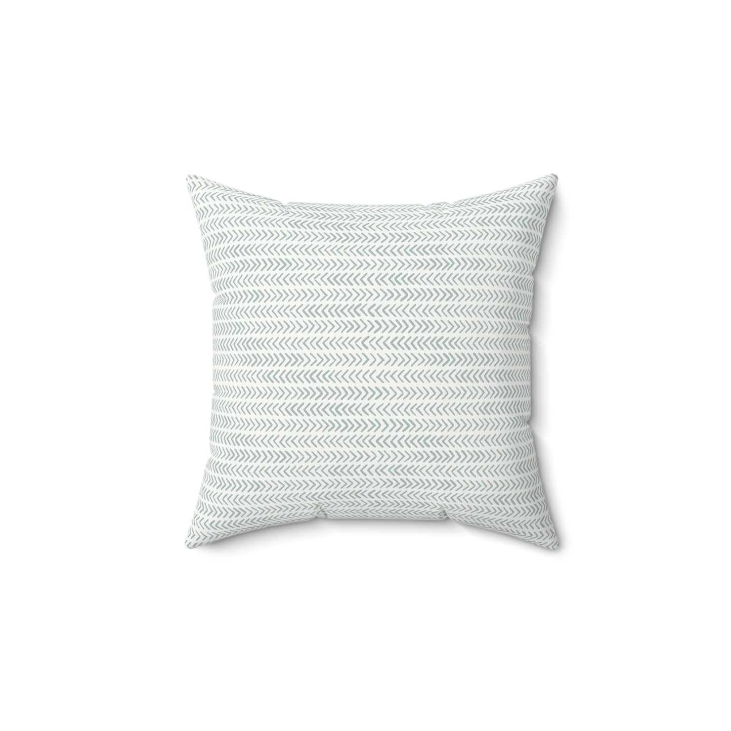Boho Sage Pattern 10 - Faux Suede Square Pillow