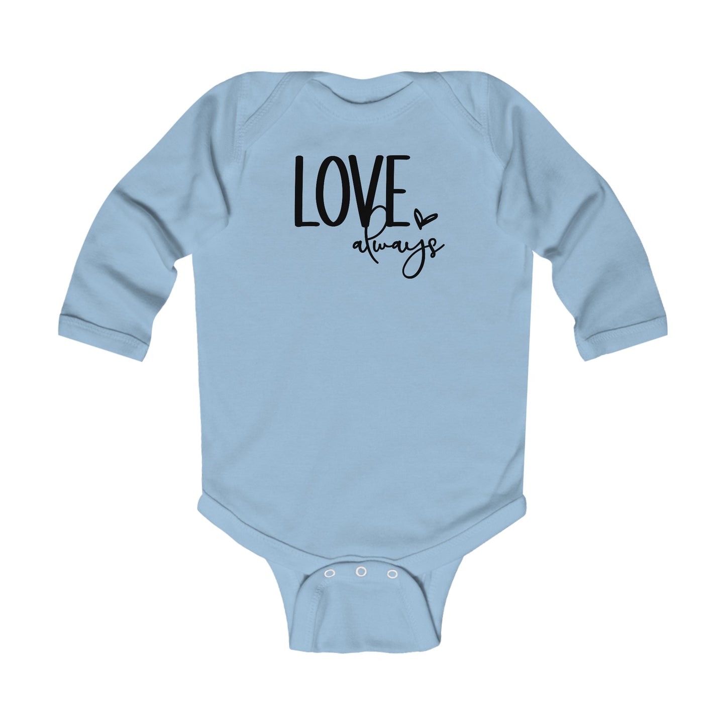 LOVE Always - Heart - Infant Long Sleeve Bodysuit