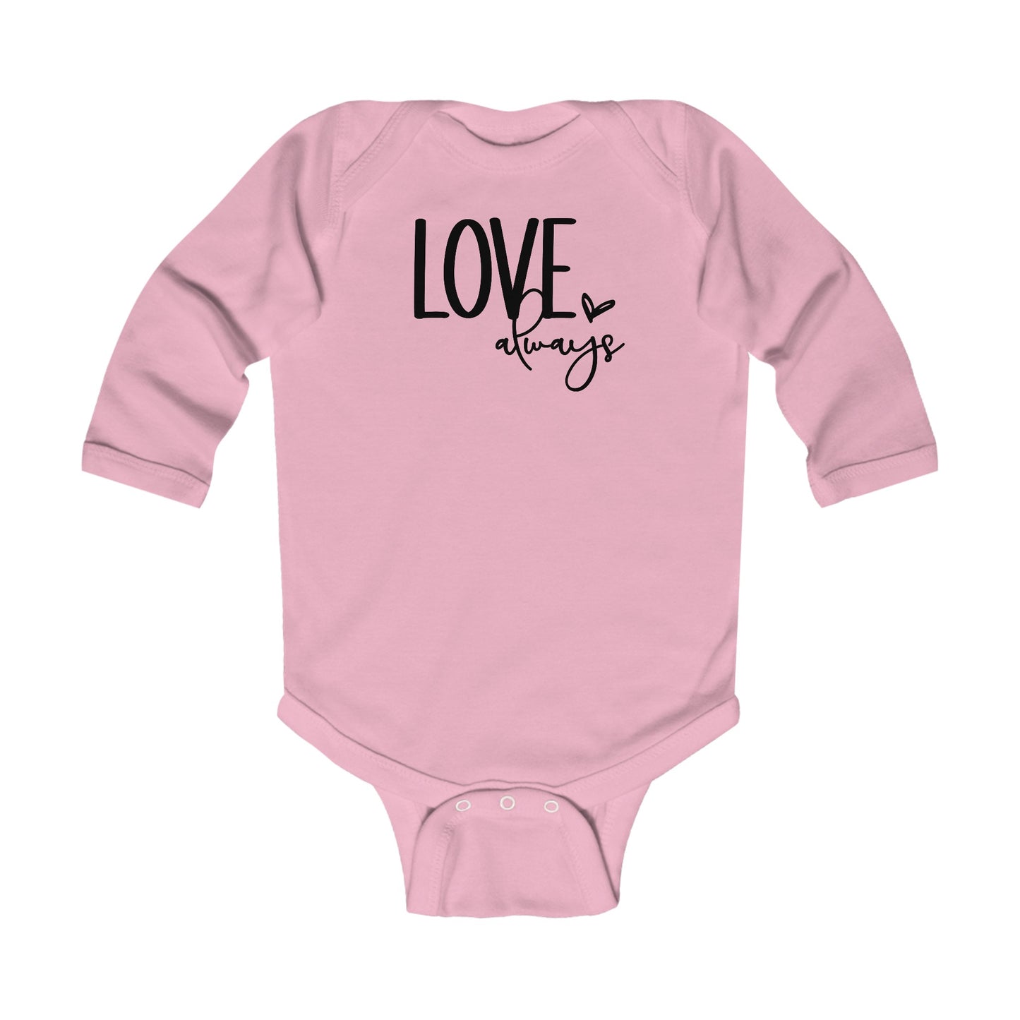 LOVE Always - Heart - Infant Long Sleeve Bodysuit