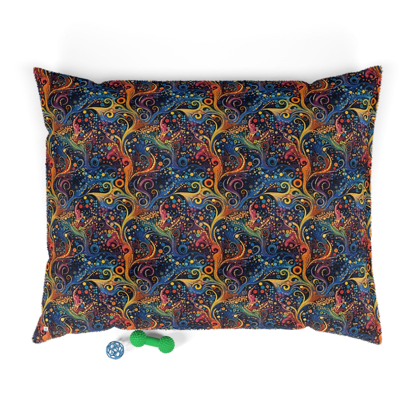Colorful Swirl Pet Bed - Cozy and Stylish for Your Furry Friend
