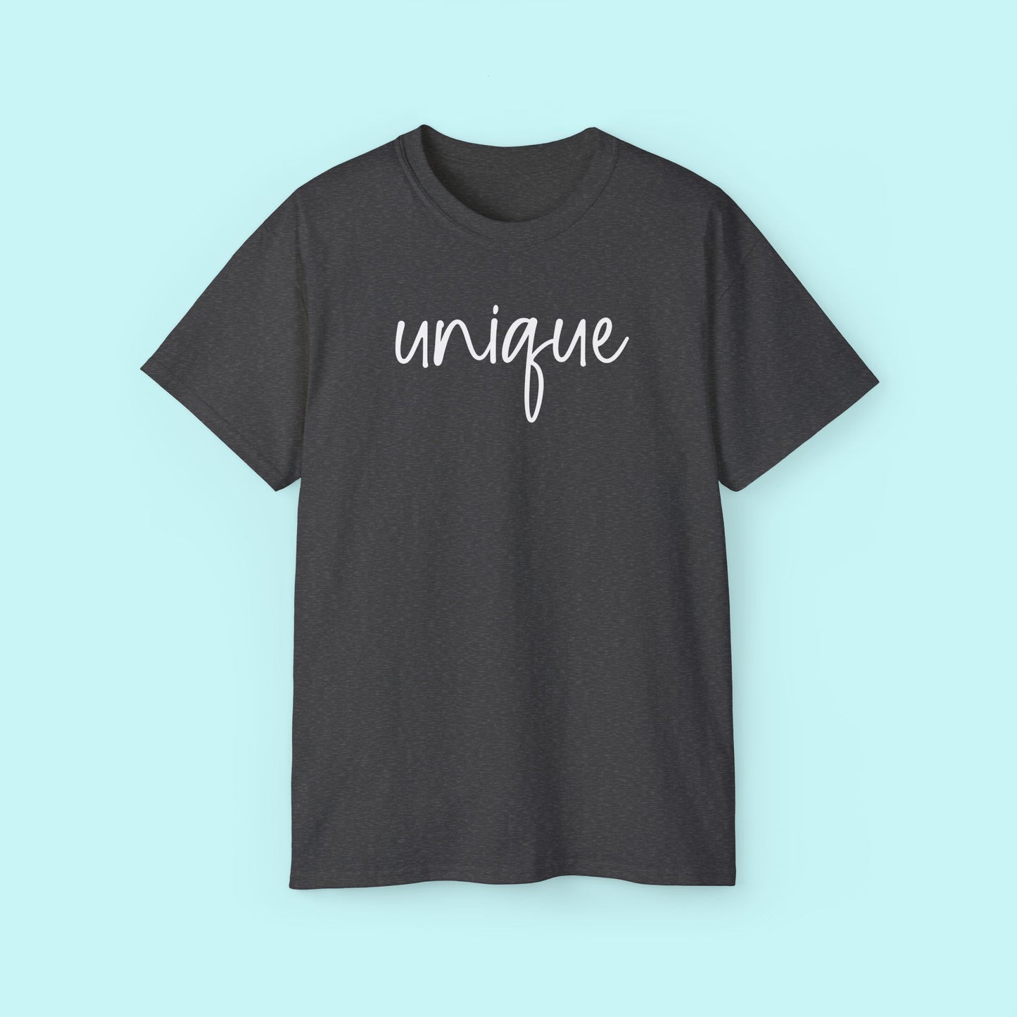 “Unique” Motivational Tee - Strength & Mental Health Awareness Short Sleeve Shirt