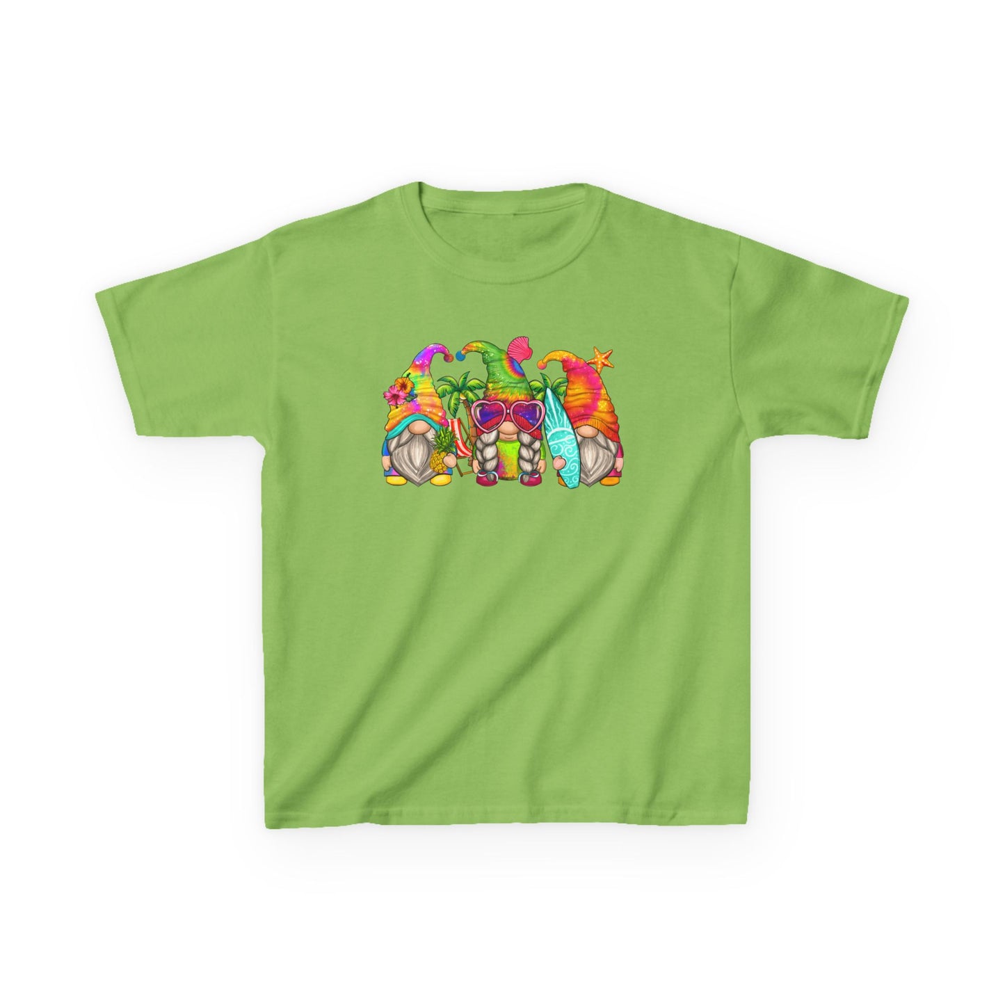 Summer Gnomes - Kids Heavy Cotton Tee