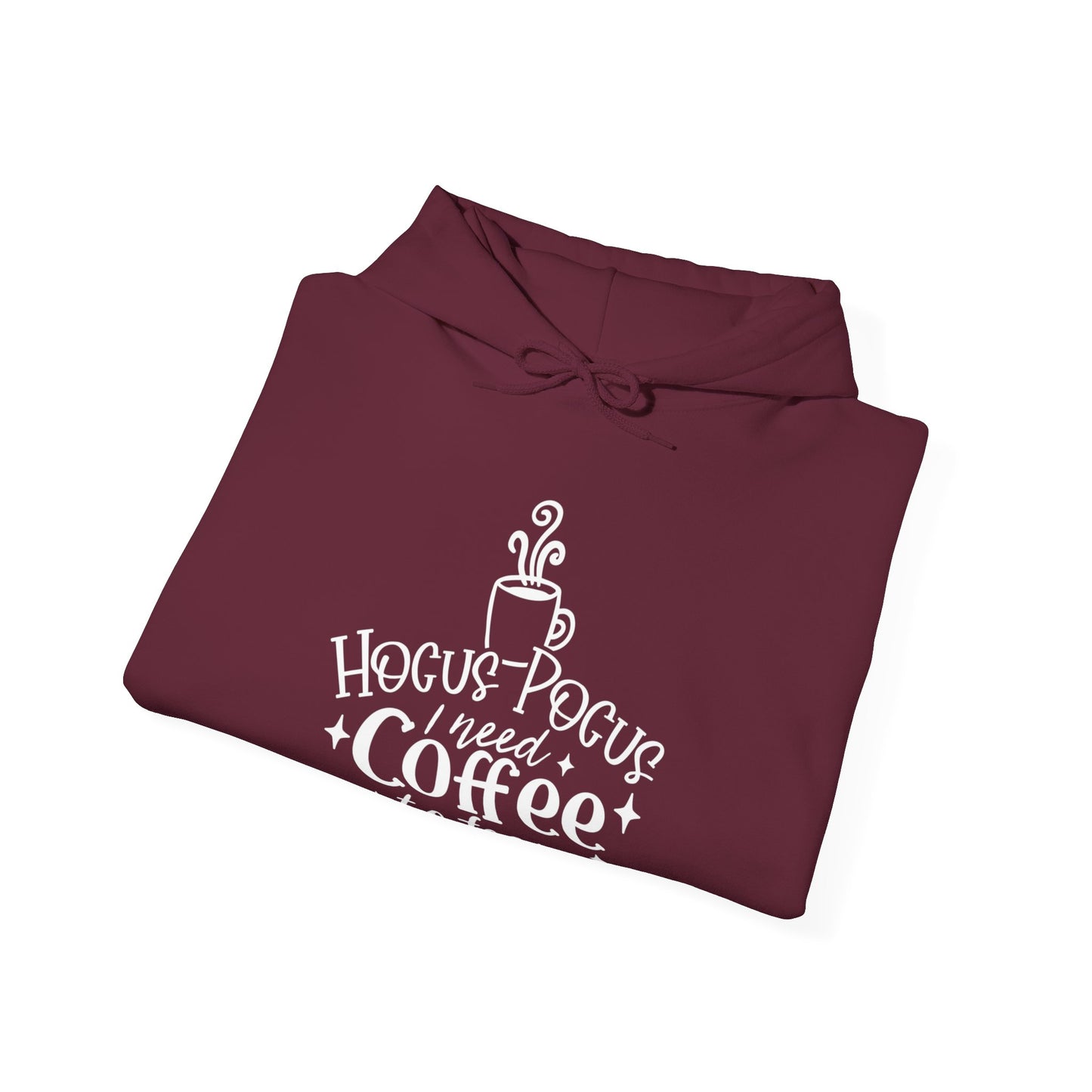 Halloween - Hocus Pocus I Need Coffee to Focus - Unisex Heavy Blend Hooded Sweatshirt