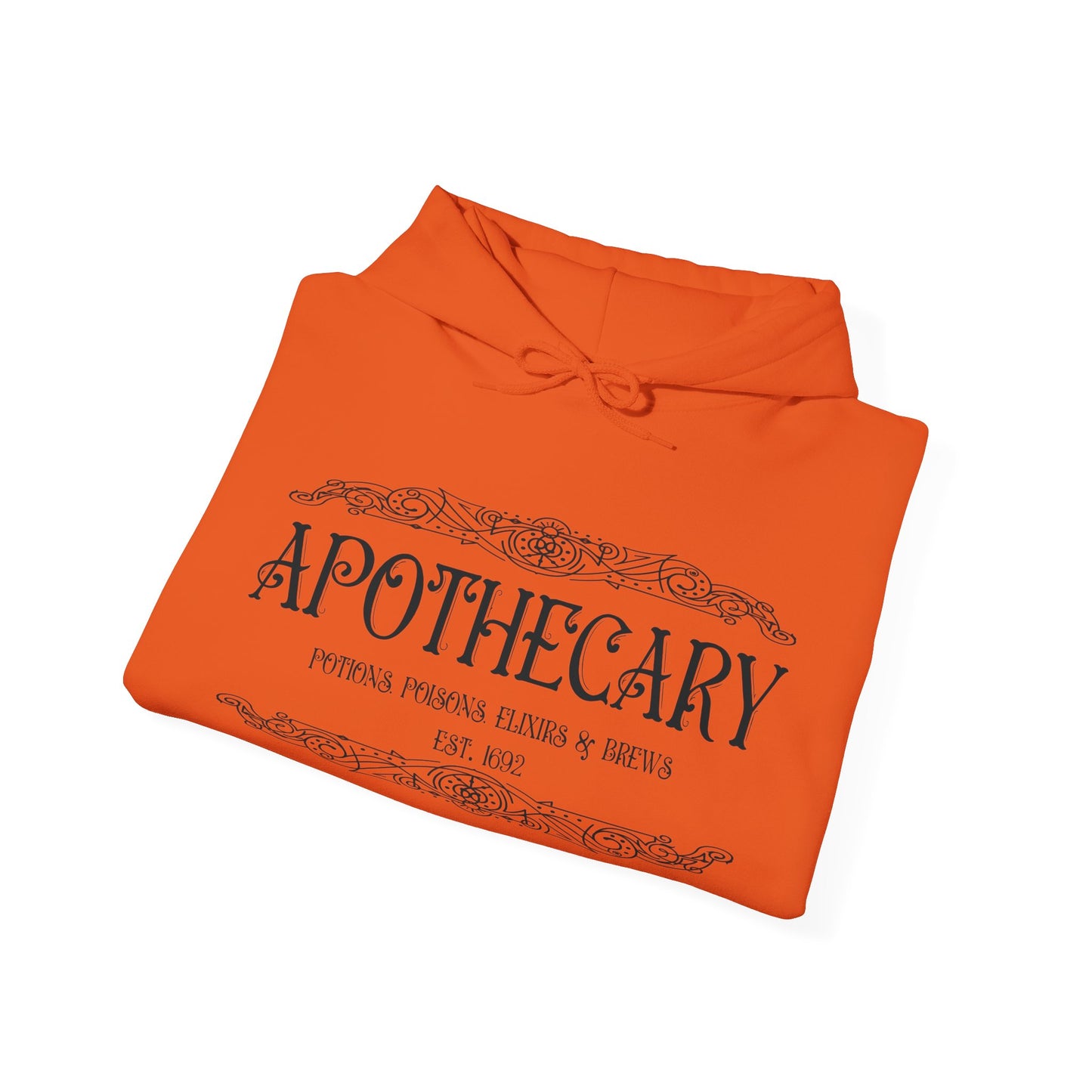 Halloween - Apothecary - Poisons - Potions - Elixirs - Brews - Est 1692 - Trick or Treat - Vintage - Unisex Heavy Blend™ Hooded Sweatshirt