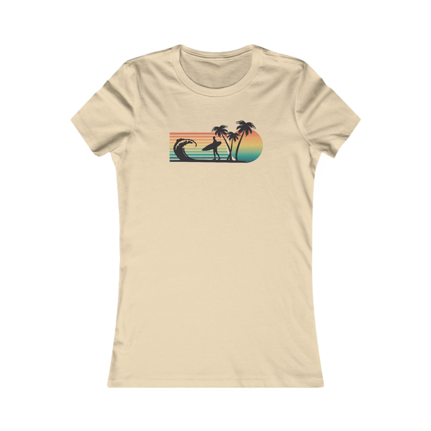 Surfer Silhouette - Women's Favorite Tee