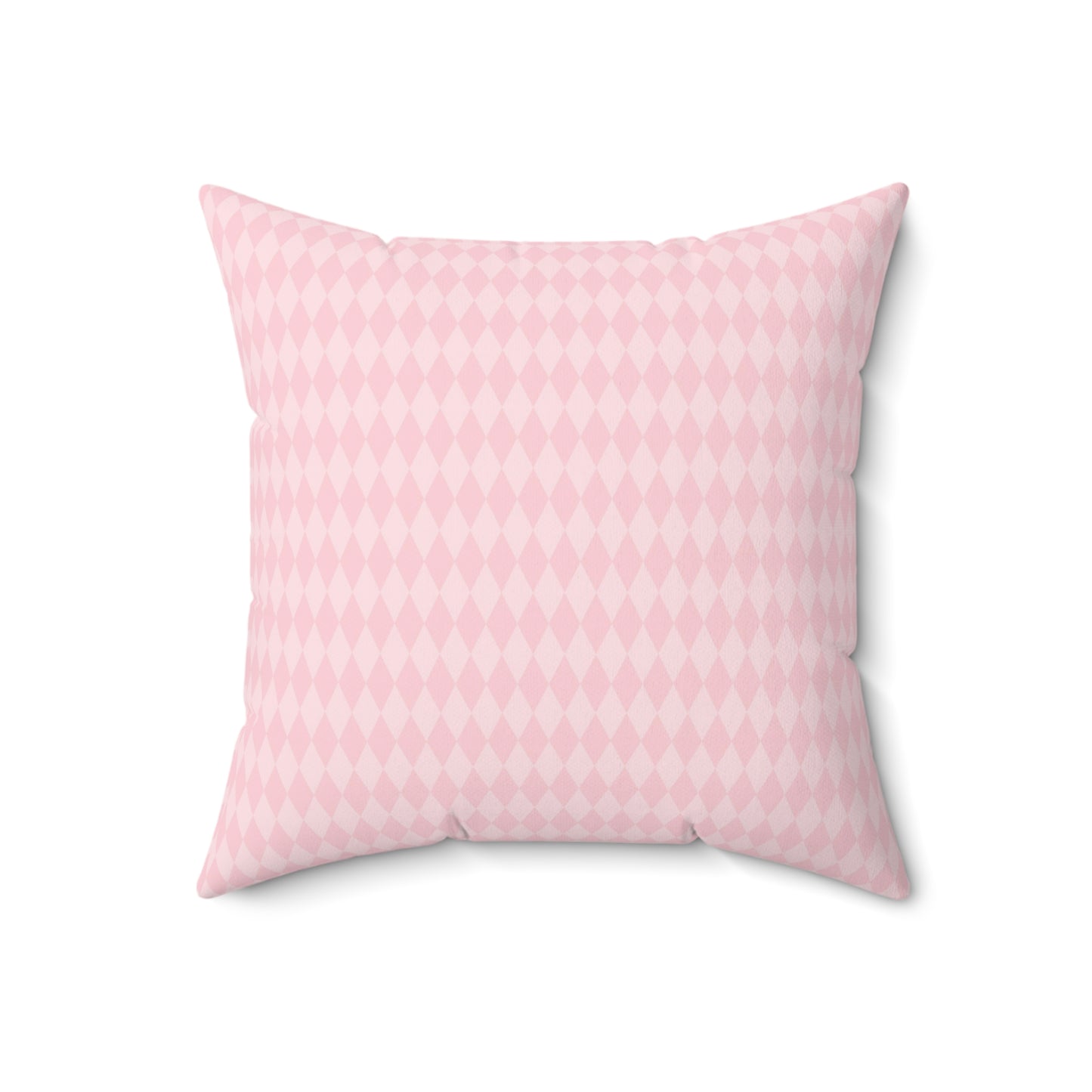 Pink Paris Pattern 16 - Faux Suede Square Pillow