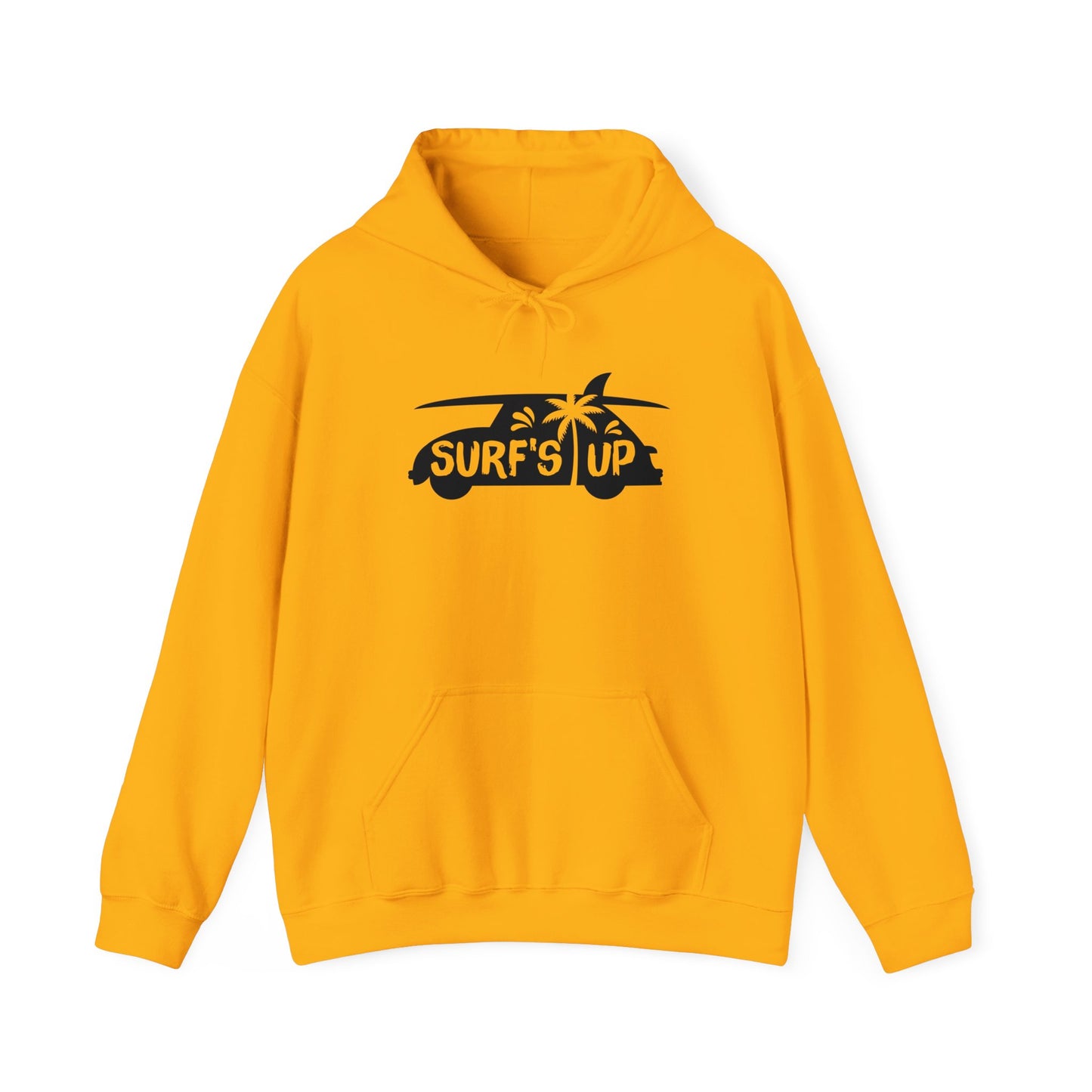 Unisex Heavy Blend Hooded Sweatshirt - Surf's Up Silhouette