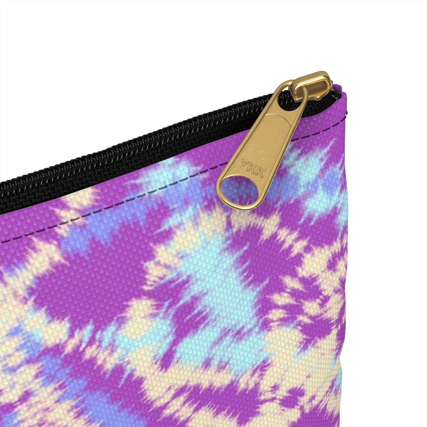 Blue and Purple Tie Dye-  Accessory Pouch / Makeup Case / Travel Pouch / Pencil Case / Art Case