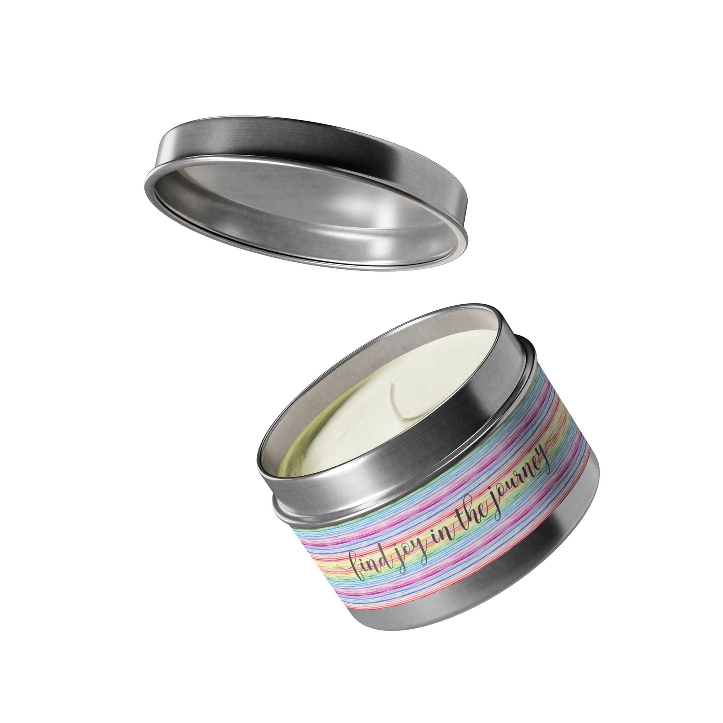 Find Joy in the Journey - Inspirational - Mindfulness & Self-Care - Scented Tin Candle