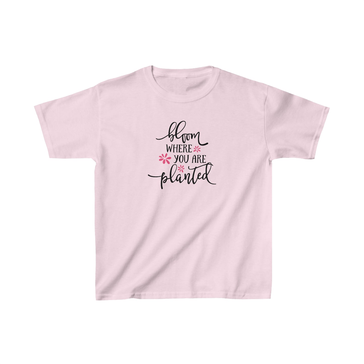 Bloom where you are planted - Kids Heavy Cotton Tee
