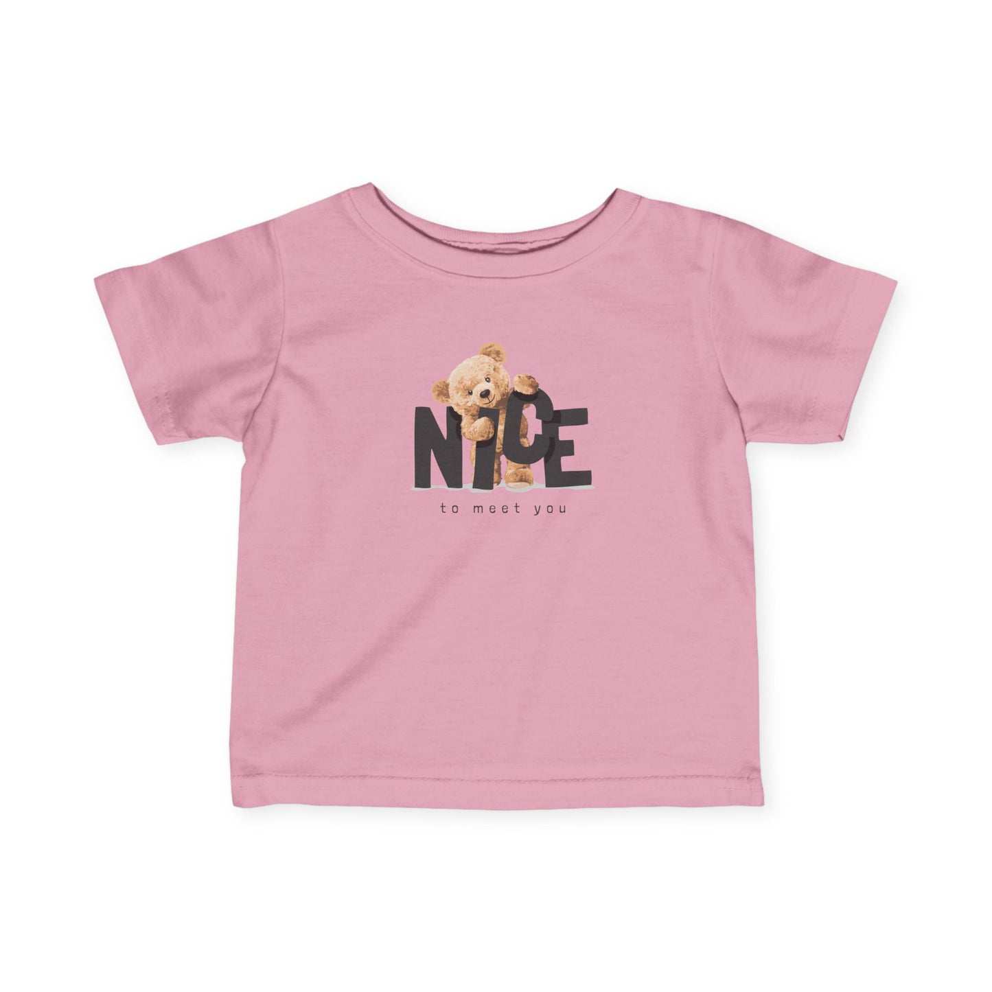 Nice to Meet You Bear - Infant Fine Jersey Tee