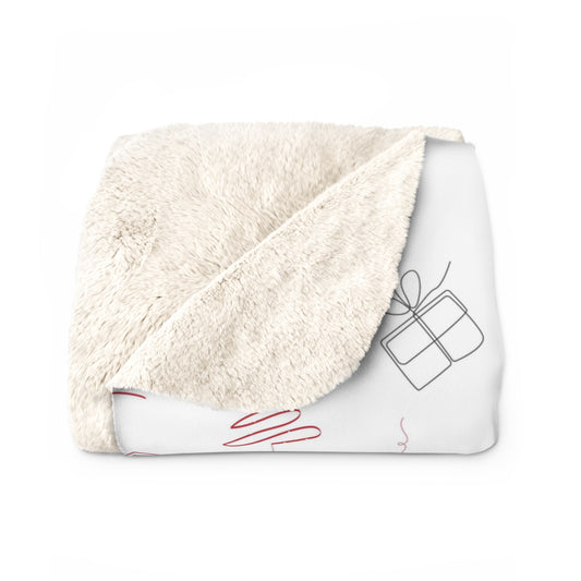 Beautiful, Cozy, Soft - Amazing Hand Drawn Christmas - Sherpa Fleece Blanket