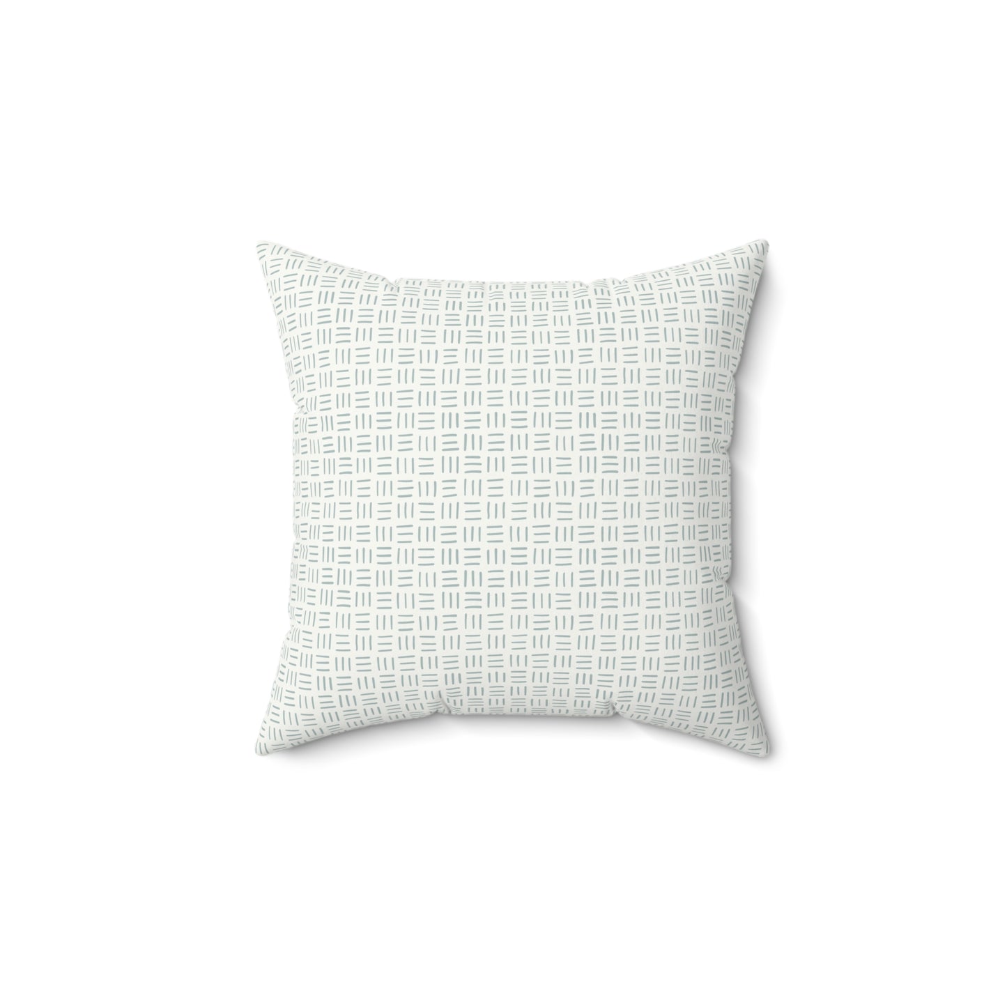 Boho Sage Pattern 3 - Faux Suede Square Pillow