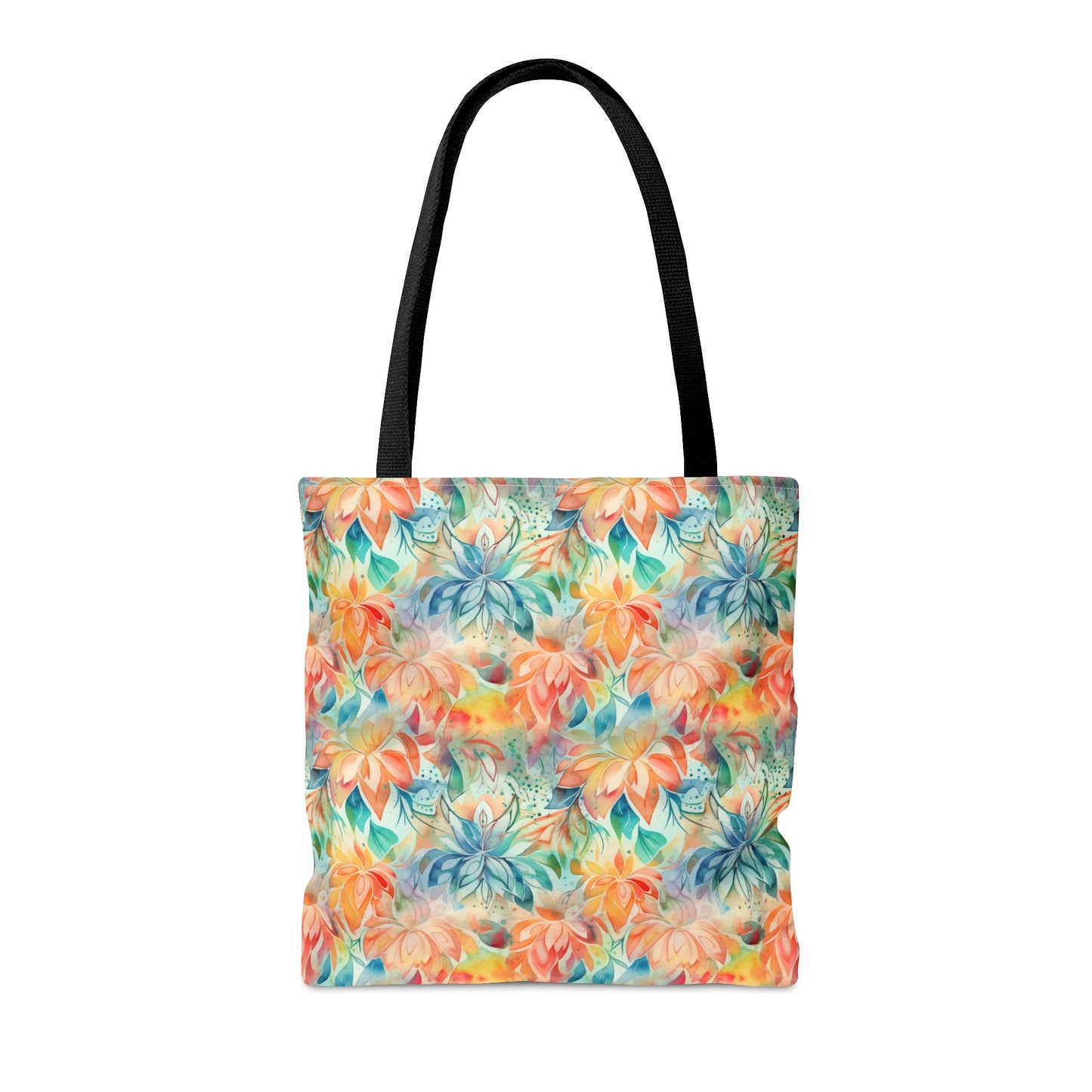 Beautiful and Unique - Watercolor Multicolor Flowers 9 - Useful, Multipurpose Bag -Tote Bag (AOP)