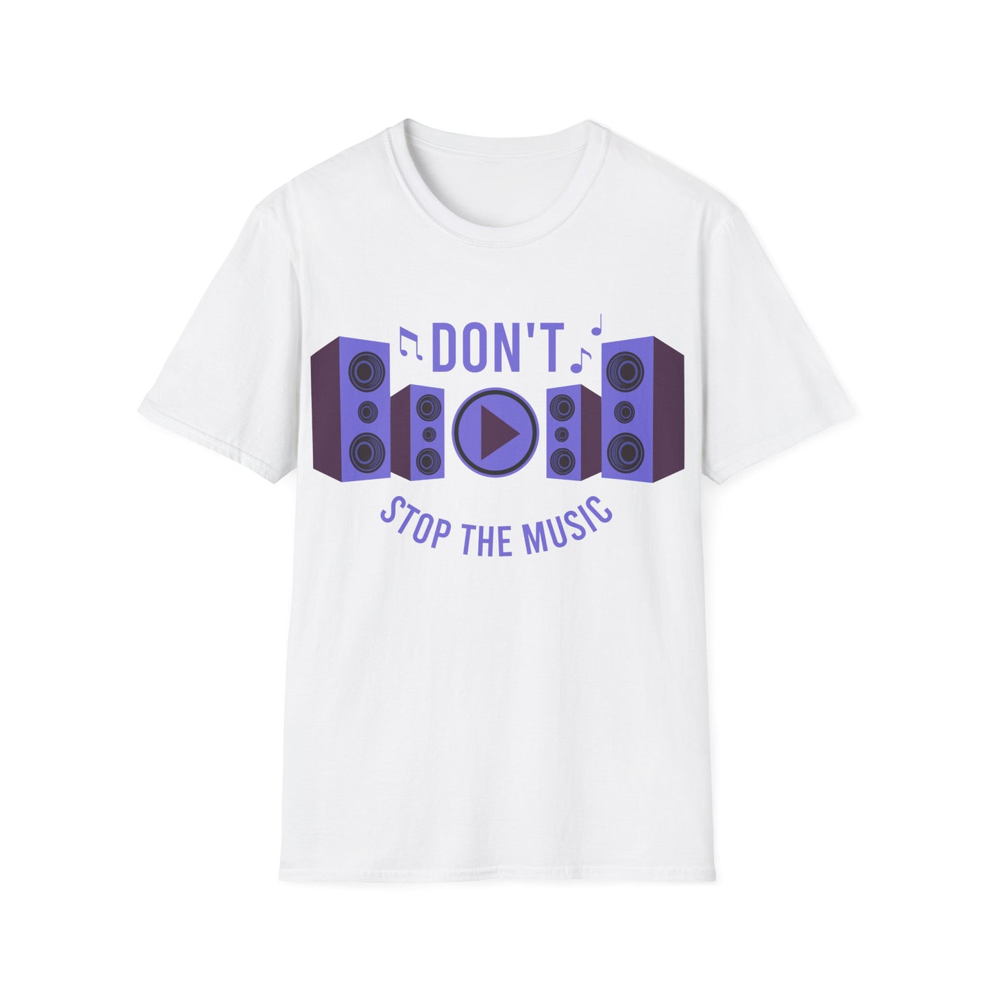 Don't Stop the Music - Unisex Softstyle T-Shirt