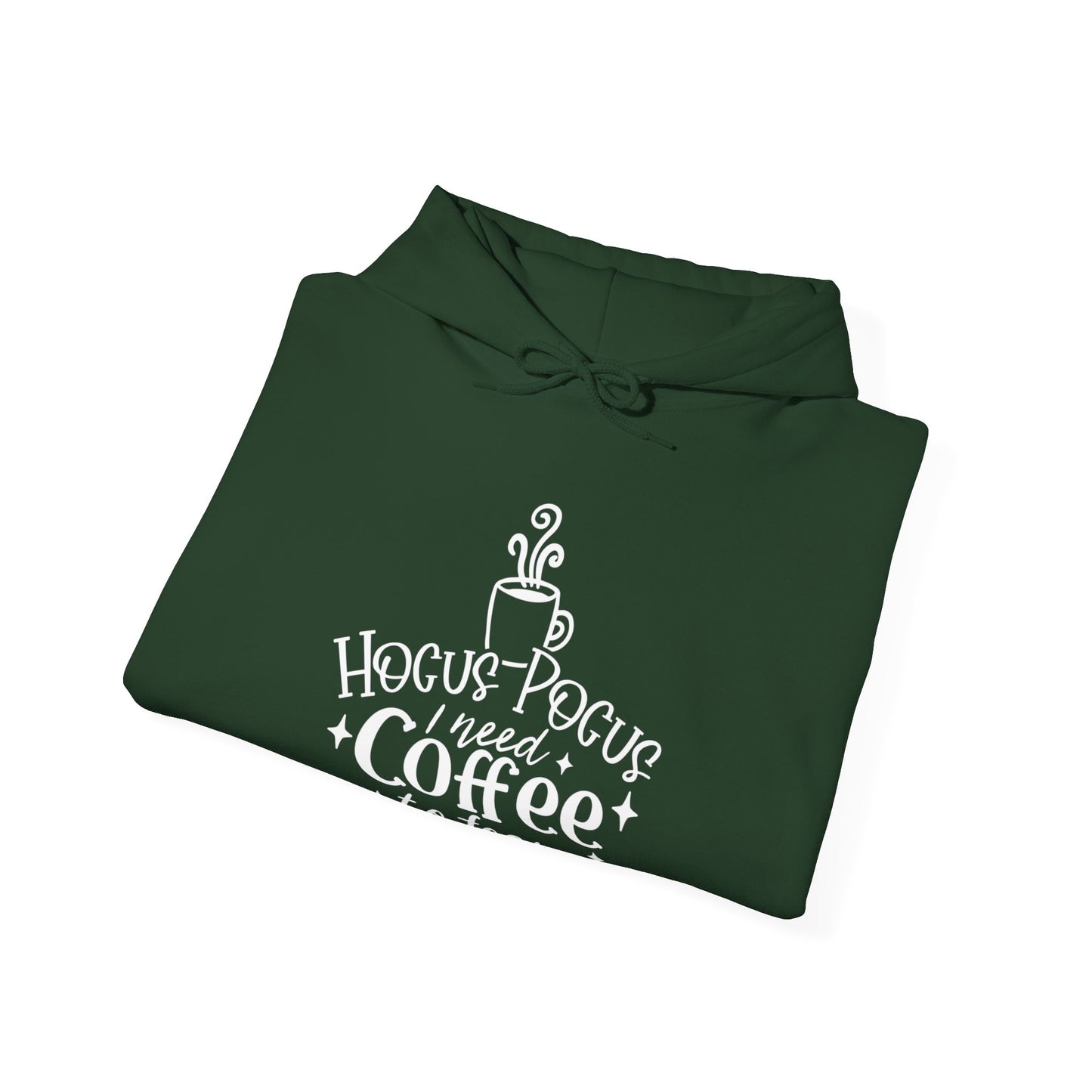 Halloween - Hocus Pocus I Need Coffee to Focus - Unisex Heavy Blend Hooded Sweatshirt