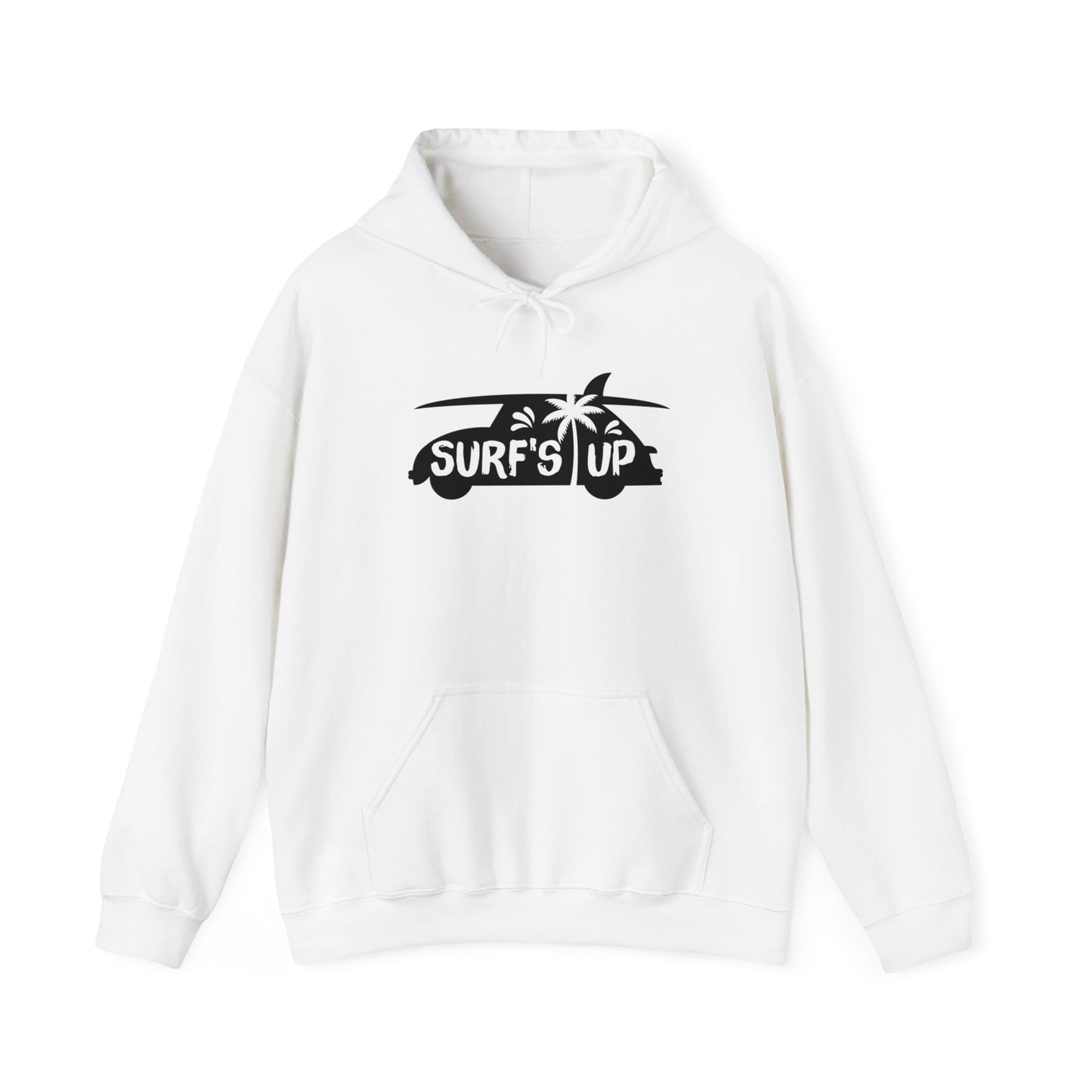 Unisex Heavy Blend Hooded Sweatshirt - Surf's Up Silhouette