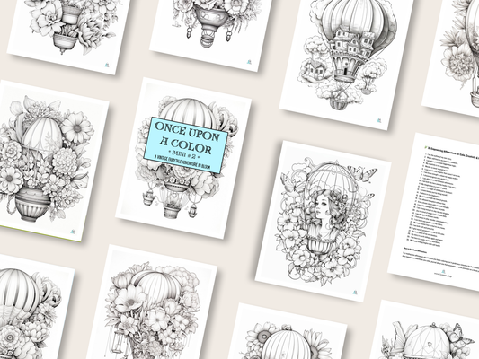 Once Upon a Color - Mini 2 - A Vintage Fairytale Adventure in Bloom - Digital Download