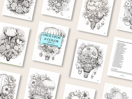 Once Upon a Color - Mini 3 - A Vintage Fairytale Adventure in Bloom - Digital Download