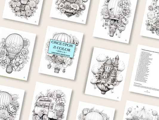 Once Upon a Color - Mini 4 - A Vintage Fairytale Adventure in Bloom - Digital Download