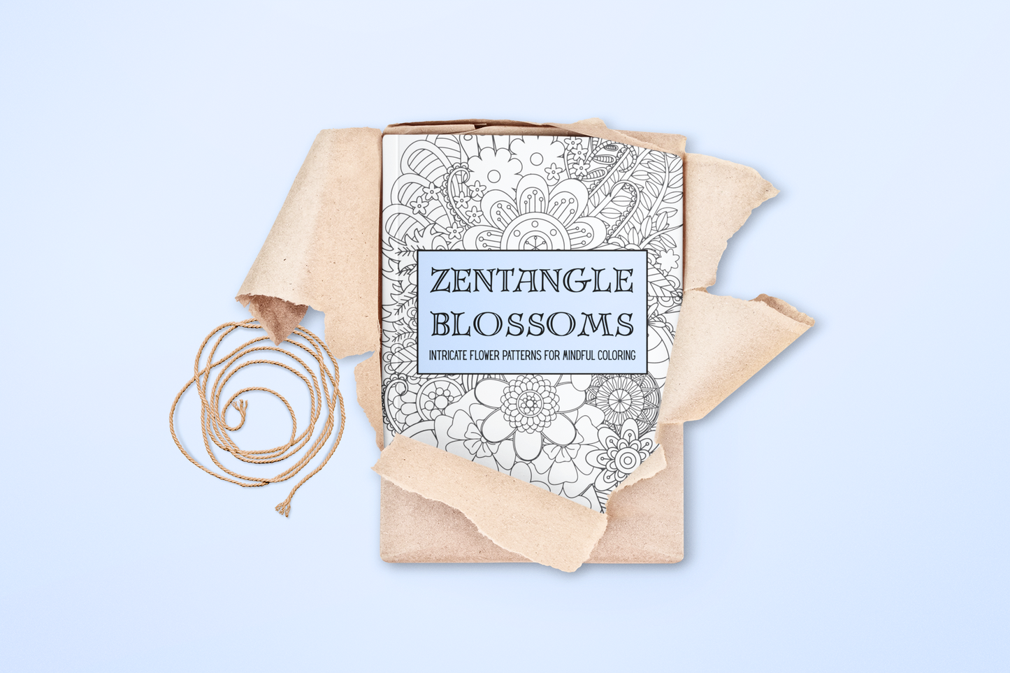 Zentangle Blossoms - Intricate Flower Patterns for Mindful Coloring - Paperback