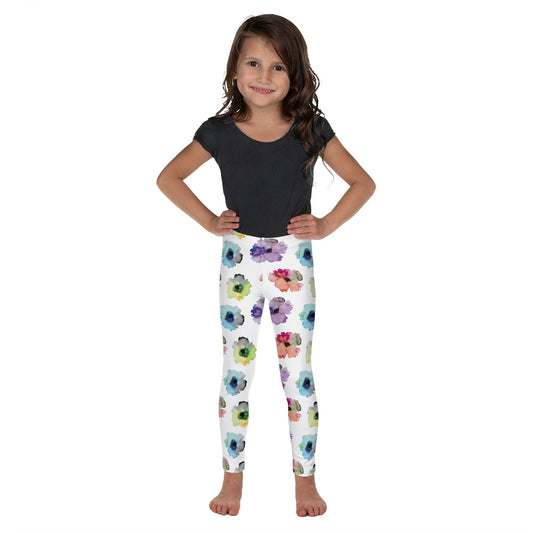 Watercolor Flowers - Kid's Leggings