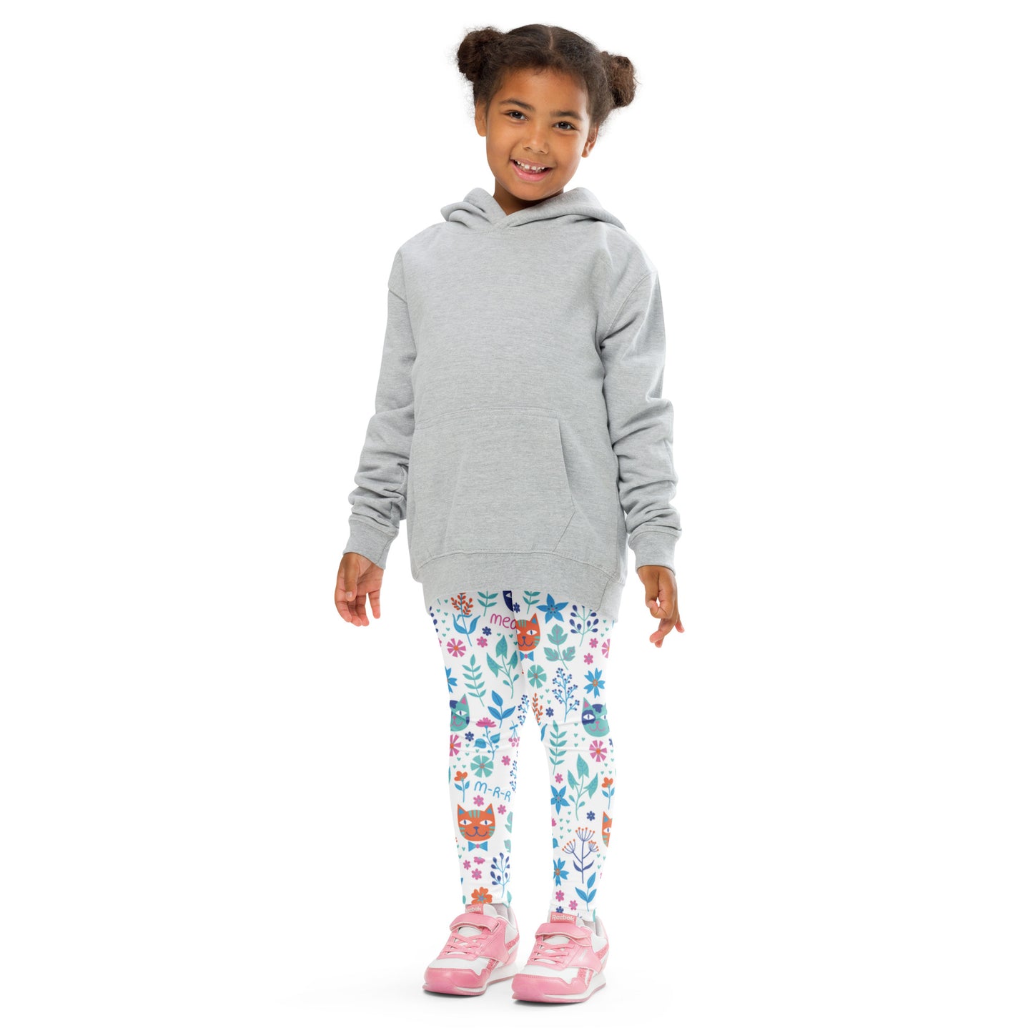 Cats and Flowers - Kid's Leggings