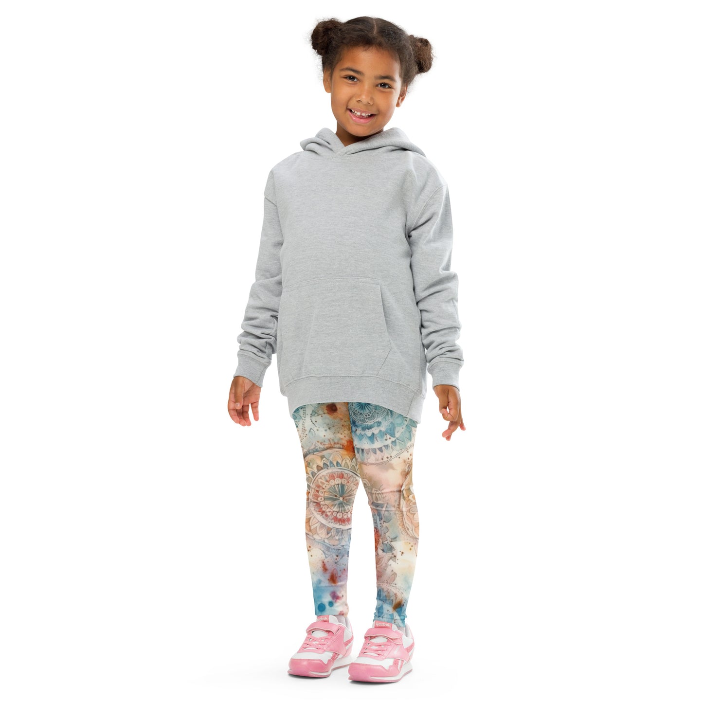 Watercolor Mandala 4 - Kid's Leggings