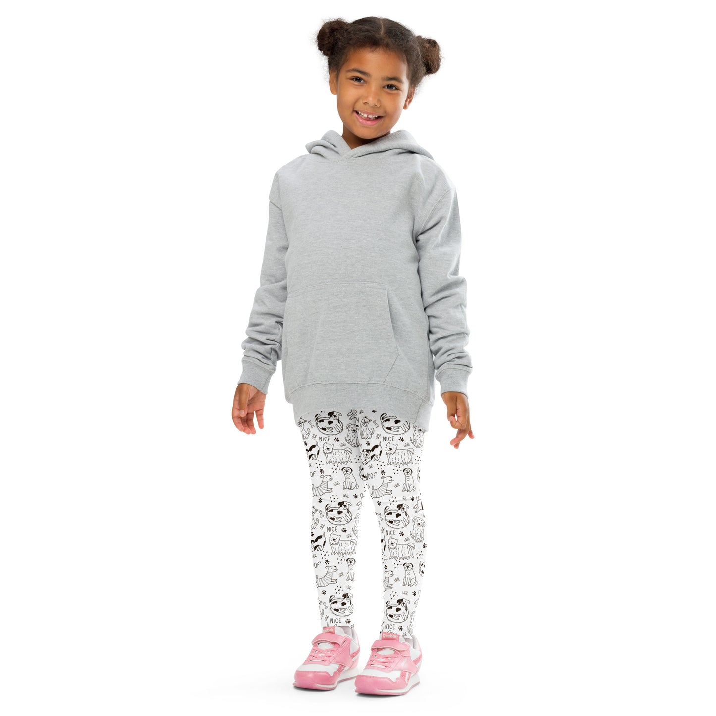Hand Drawn Puppies and Dogs - Kid's Leggings