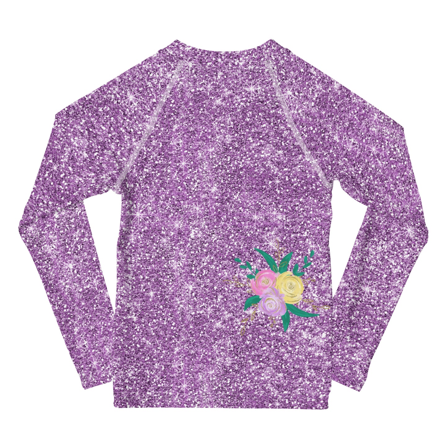 Cute Dragon - Purple - Kids Rash Guard