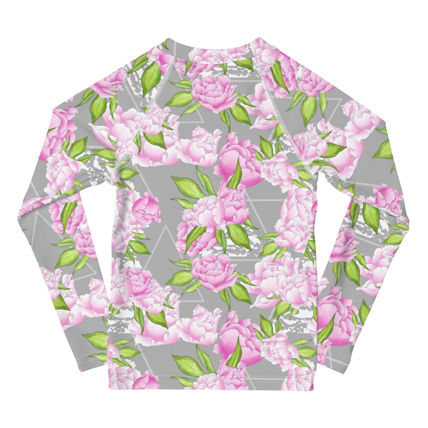 Pink Roses - Kids Rash Guard