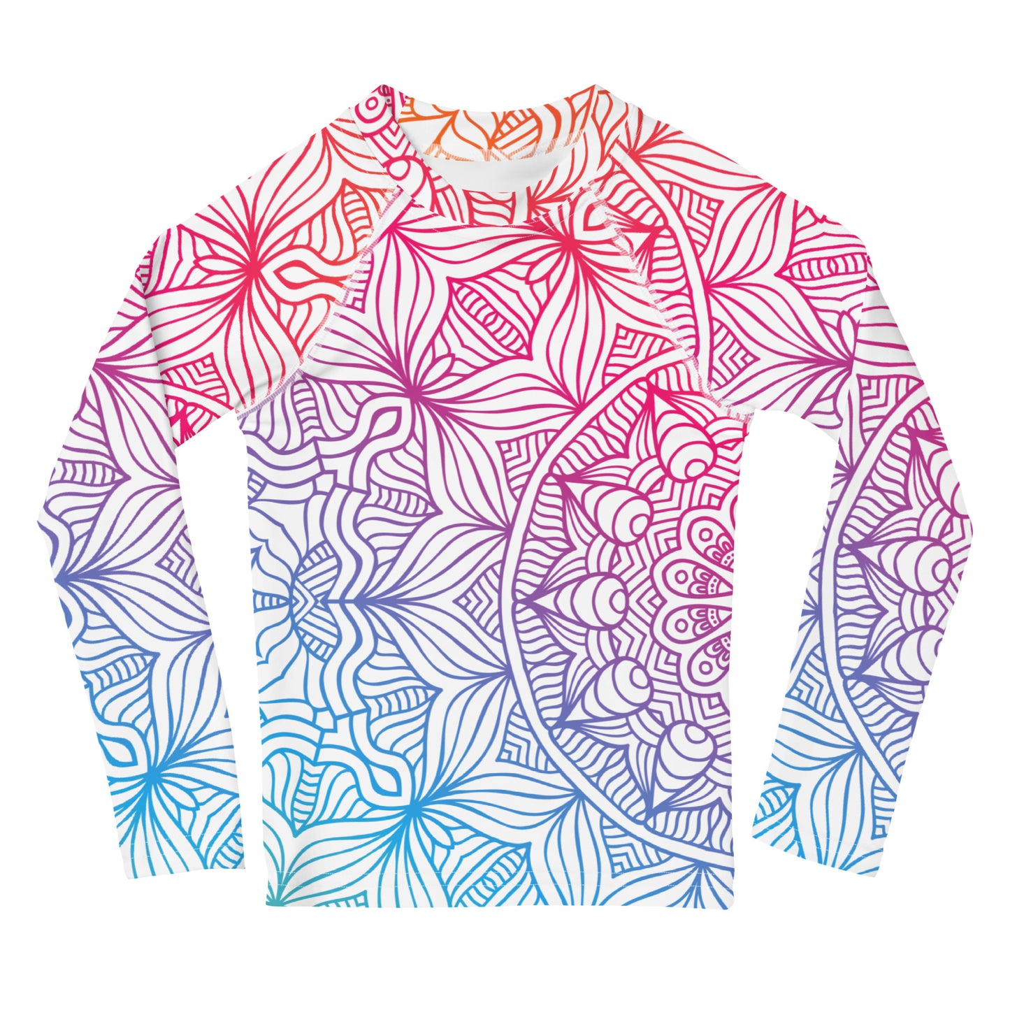 Multicolor Mandala - Kids Rash Guard