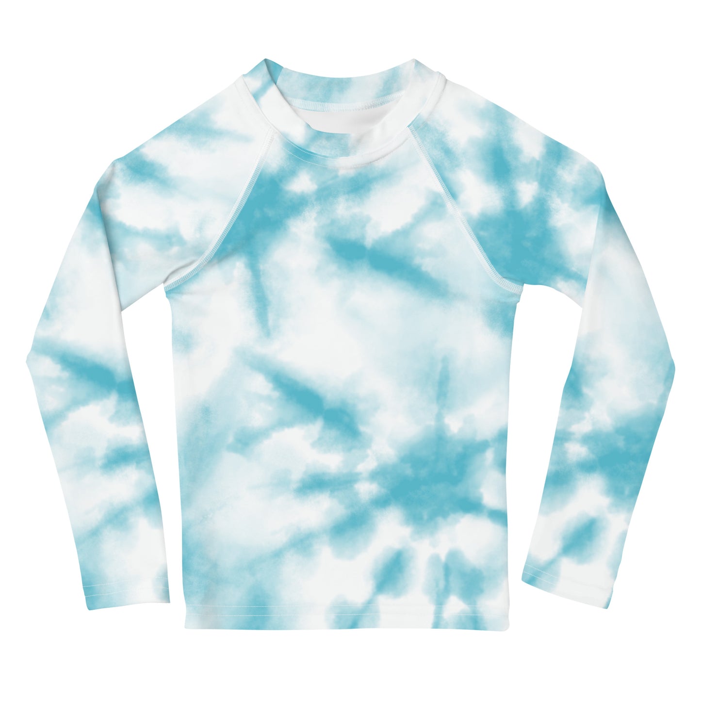 Blue Tie Dye - Kids Rash Guard