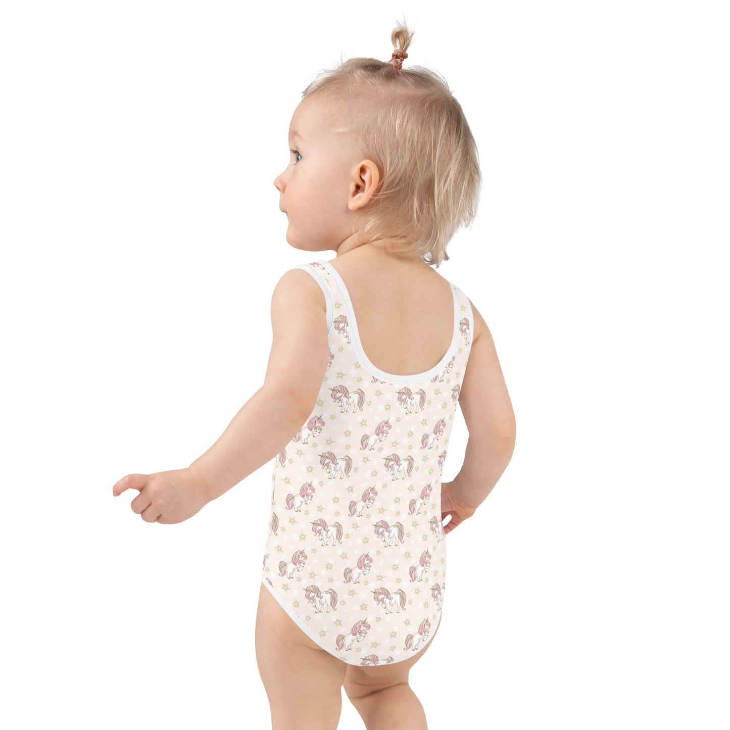 Pink Unicorn Pattern - Kids Swimsuit