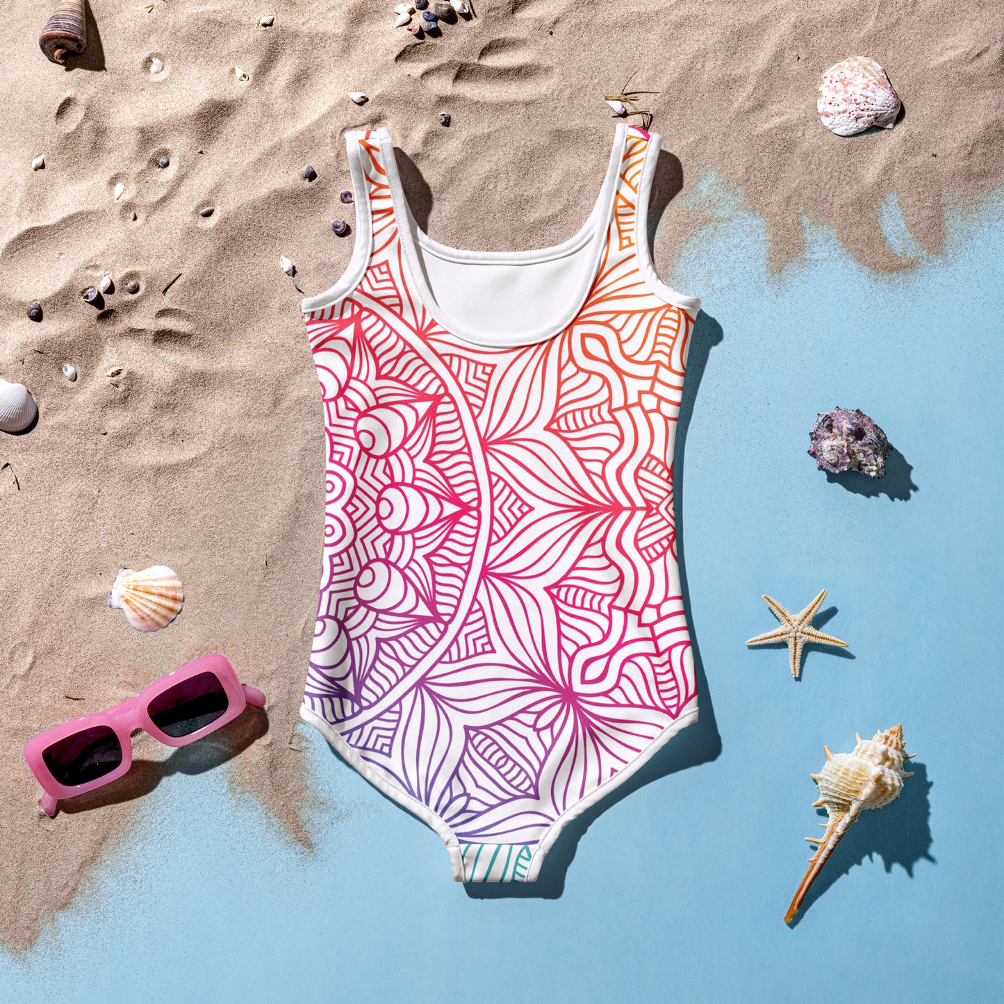 Multicolor Mandala - Kids Swimsuit
