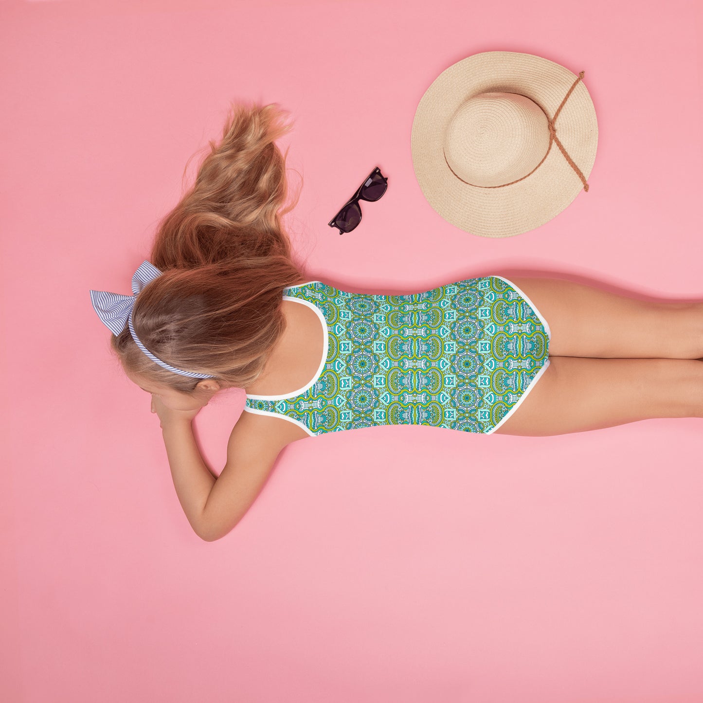 Green Mandala - Kids Swimsuit