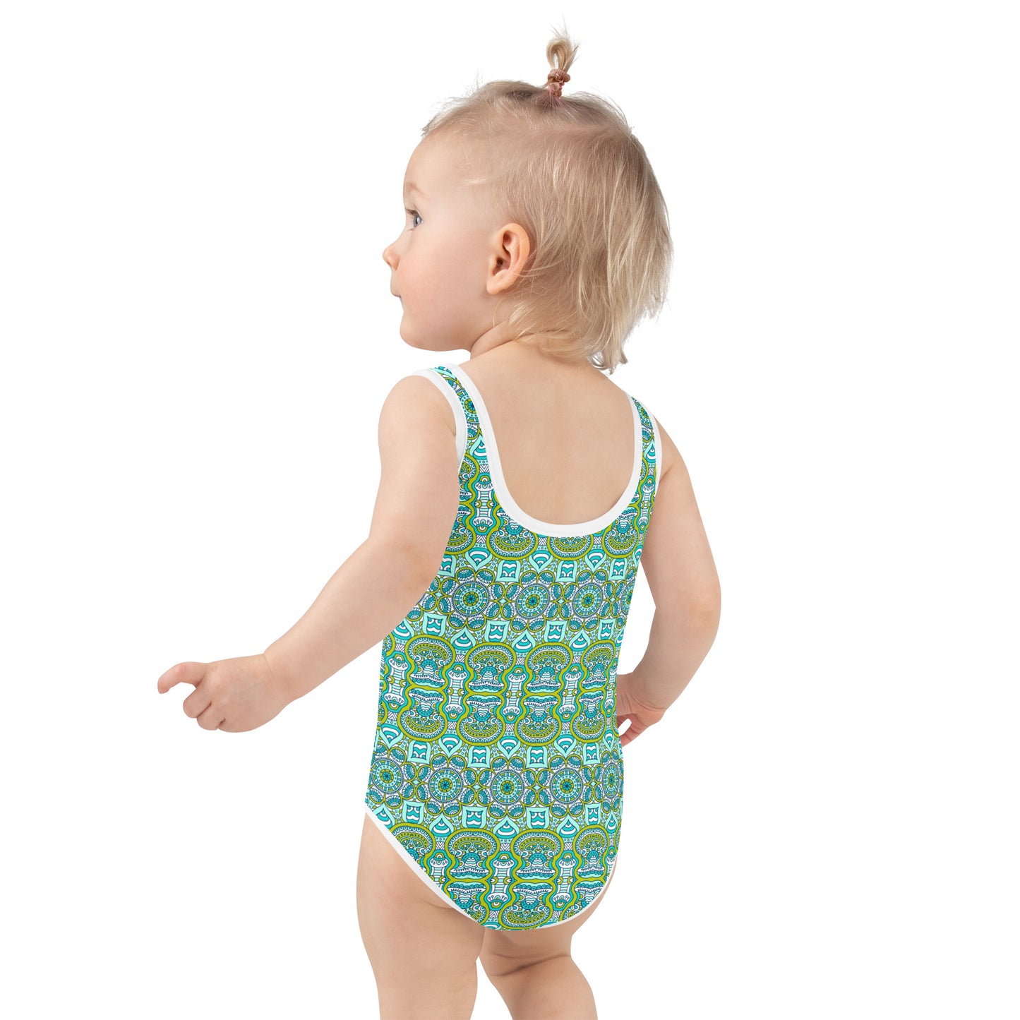 Green Mandala - Kids Swimsuit