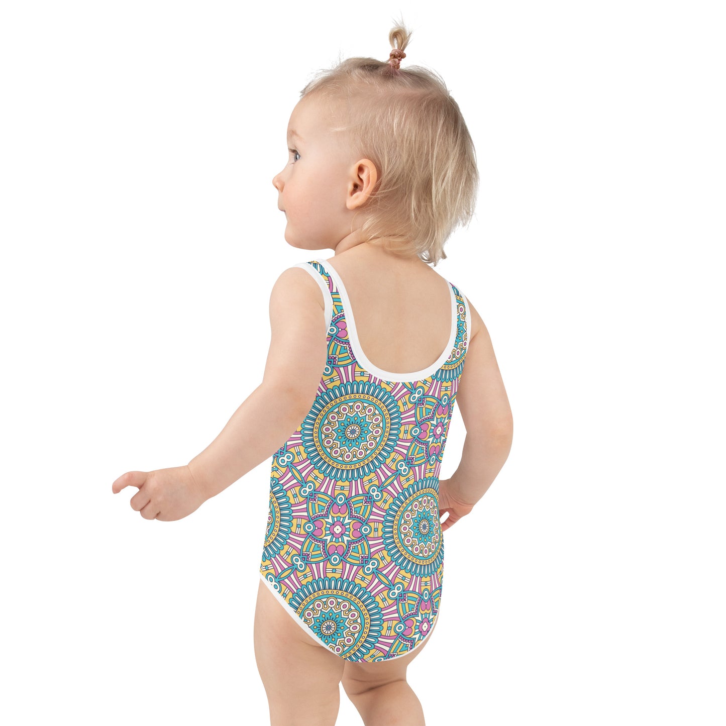 Pink and Blue - Kids Swimsuit