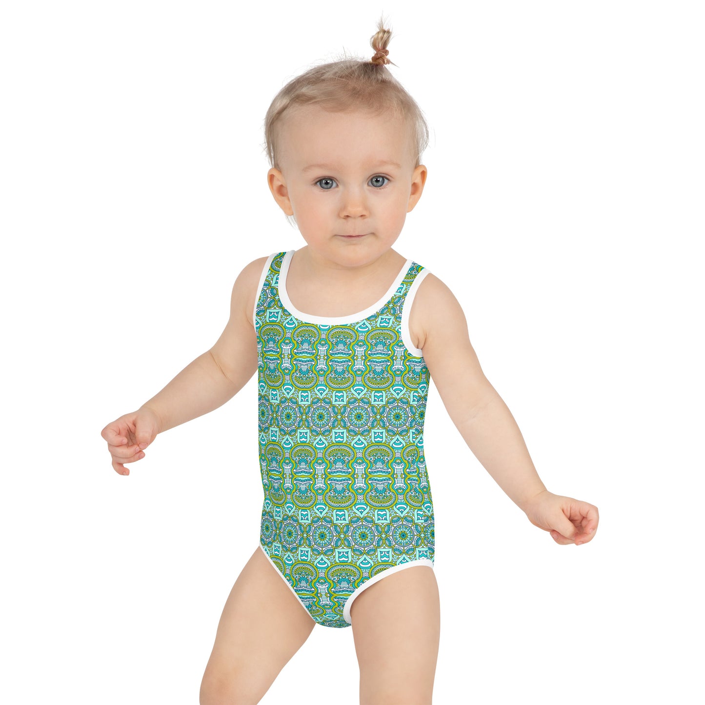 Green Mandala - Kids Swimsuit